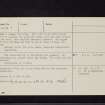 Mcnaughton's Fort, NX87NE 3, Ordnance Survey index card, page number 3, Recto