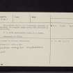 Barnsoul, NX87NE 5, Ordnance Survey index card, page number 2, Verso