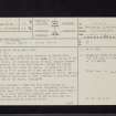 Fleuchlarg, NX88NE 2, Ordnance Survey index card, page number 1, Recto