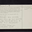 Fleuchlarg, NX88NE 2, Ordnance Survey index card, page number 2, Verso