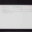 Fleuchlarg, NX88NE 2, Ordnance Survey index card, Recto