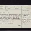 Moatland, NX88NE 5, Ordnance Survey index card, page number 1, Recto