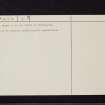Arkland, NX89NW 2, Ordnance Survey index card, page number 2, Verso