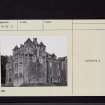 Barjarg House, NX89SE 8, Ordnance Survey index card, page number 1, Recto