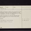 Dinning, NX89SE 10, Ordnance Survey index card, page number 2, Verso