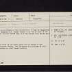 Dalgarnock, NX89SE 24, Ordnance Survey index card, Recto