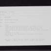 Arbigland, NX95NE 36, Ordnance Survey index card, Recto