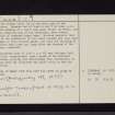 Lochhill, NX96NE 24, Ordnance Survey index card, page number 2, Verso