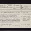 Dumfries, Palmerston, NX97NE 11, Ordnance Survey index card, page number 1, Recto