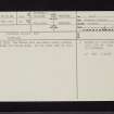 Dumfries, Nether Port, NX97NE 21.3, Ordnance Survey index card, page number 1, Recto