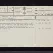 Dumfries, St Allan's Wells, NX97NE 65, Ordnance Survey index card, page number 1, Recto
