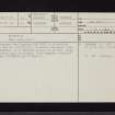 Dumfries, NX97NE 71, Ordnance Survey index card, page number 1, Recto