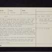 Goldielea Wood, NX97SW 10, Ordnance Survey index card, Recto