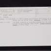 Friar's Carse, NX98SW 1, Ordnance Survey index card, Recto