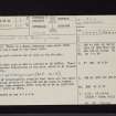 Ellisland, NX98SW 6, Ordnance Survey index card, page number 1, Recto