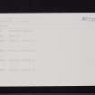 Dalswinton, Bankfoot, NX98SW 35, Ordnance Survey index card, page number 1, Recto