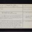 Nether Dod, NX99NE 3, Ordnance Survey index card, Recto