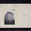 Comlongon Castle, NY06NE 1, Ordnance Survey index card, page number 1, Recto