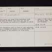 Brow Well, NY06NE 4, Ordnance Survey index card, page number 1, Recto