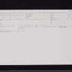Lantonside, NY06NW 22, Ordnance Survey index card, Recto