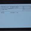 Range Castle, NY07NE 8, Ordnance Survey index card, Recto