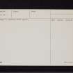 Mouswald Place, NY07SE 1, Ordnance Survey index card, page number 2, Verso