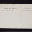Burnhill, NY07SE 2, Ordnance Survey index card, page number 2, Verso