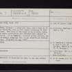 Tinwald, NY08SW 3, Ordnance Survey index card, page number 1, Recto