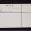 Tinwald, NY08SW 3, Ordnance Survey index card, page number 2, Verso