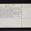 Tinwald Place, NY08SW 4, Ordnance Survey index card, page number 2, Verso