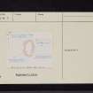 Maggiemaut's Knowe, NY09SW 6, Ordnance Survey index card, Recto