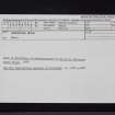 Northfield House, NY16NE 102, Ordnance Survey index card, Recto