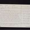 Torwood, NY18SW 11, Ordnance Survey index card, page number 1, Recto