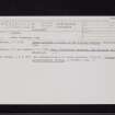 Torwood, NY18SW 11, Ordnance Survey index card, Recto