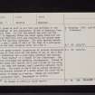 Wamphray Place, NY19NW 8, Ordnance Survey index card, page number 2, Verso