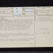 Shaw, NY19SE 17, Ordnance Survey index card, page number 1, Recto