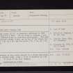 Mossknowe, NY26NE 2, Ordnance Survey index card, Recto