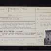 Stapleton Tower, NY26NW 5, Ordnance Survey index card, page number 1, Recto