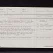 Dockenflat, NY27NW 10, Ordnance Survey index card, Recto