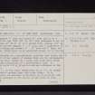 Newhall Farm, NY28SW 6, Ordnance Survey index card, page number 1, Recto