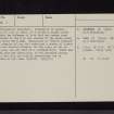 Raeburnfoot, NY29NE 5, Ordnance Survey index card, page number 3, Recto