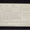 'Loupin Stanes', Hartmanor, NY29NE 11, Ordnance Survey index card, Recto