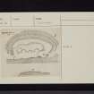 Bessie's Hill, NY29NE 14, Ordnance Survey index card, Recto