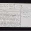 Bessie's Hill, NY29NW 6, Ordnance Survey index card, page number 1, Recto