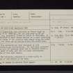 Knock Sike, Mid Knock, NY29SE 6, Ordnance Survey index card, Recto