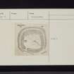 Shiel Burn, NY29SE 13, Ordnance Survey index card, Recto