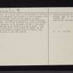 Tanlawhill, NY29SW 25, Ordnance Survey index card, page number 2, Verso