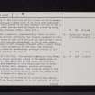 Broomholm, NY38SE 7, Ordnance Survey index card, page number 2, Verso