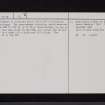 Fiddleton, NY39NE 12, Ordnance Survey index card, page number 2, Verso