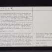 Unthank, NY39SE 5, Ordnance Survey index card, page number 2, Verso